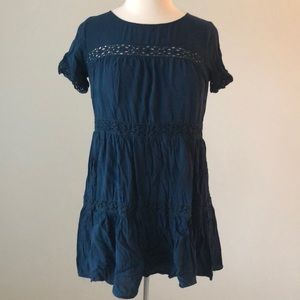 Urban Outfitters Navy Blue Sun Dress